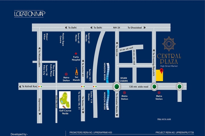 aims central plaza location plan
